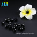 Wholesale Loose Strands 12mm Glass beads UA80 Jet Black Pearls in Bulk